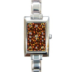 Thanksgiving Rectangle Italian Charm Watch