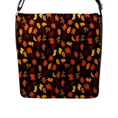 Thanksgiving Flap Closure Messenger Bag (l) by nateshop