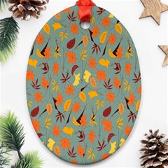 Thanksgiving-001 Ornament (oval) by nateshop