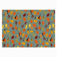 Thanksgiving-001 Large Glasses Cloth by nateshop