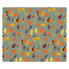 Thanksgiving-001 Double Sided Flano Blanket (small)  by nateshop