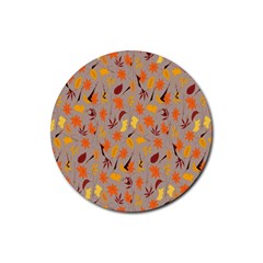 Thanksgiving-002 Rubber Coaster (round) by nateshop