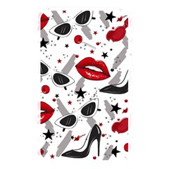 Red Lips Black Heels Pattern Memory Card Reader (rectangular) by Jancukart