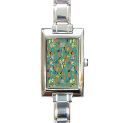 Thanksgiving-003 Rectangle Italian Charm Watch by nateshop