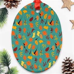 Thanksgiving-003 Oval Ornament (two Sides) by nateshop