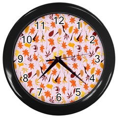 Thanksgiving-004 Wall Clock (black) by nateshop