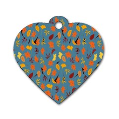 Thanksgiving-005 Dog Tag Heart (two Sides) by nateshop