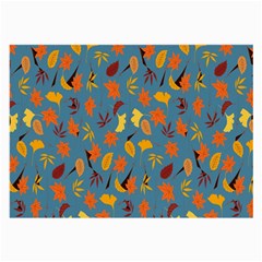 Thanksgiving-005 Large Glasses Cloth (2 Sides) by nateshop