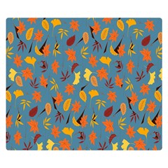 Thanksgiving-005 Double Sided Flano Blanket (small)  by nateshop