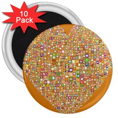 Calendar -1 3  Magnets (10 Pack) 