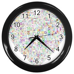 Calendar Wall Clock (black) by nateshop