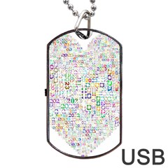 Calendar Dog Tag Usb Flash (two Sides) by nateshop