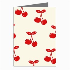 Cherries Greeting Cards (pkg Of 8) by nateshop