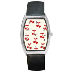 Cherries Barrel Style Metal Watch by nateshop