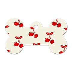 Cherries Dog Tag Bone (two Sides) by nateshop