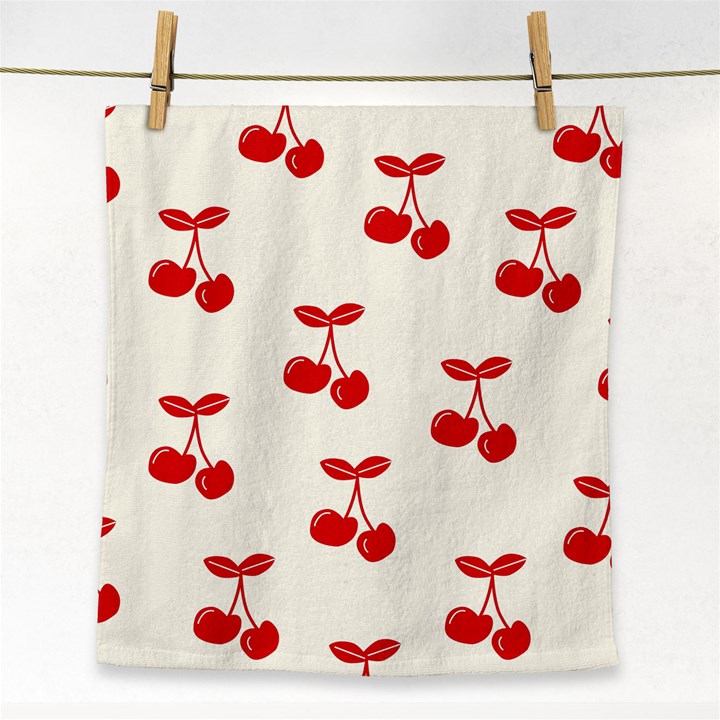 Cherries Face Towel