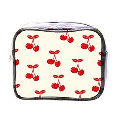 Cherries Mini Toiletries Bag (one Side)