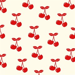 Cherries Play Mat (square) by nateshop