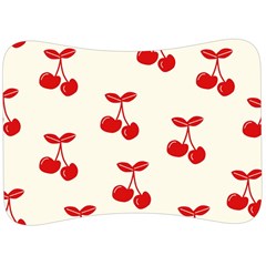 Cherries Velour Seat Head Rest Cushion by nateshop