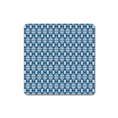 Floral-001 Square Magnet by nateshop