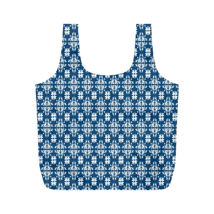 Floral-001 Full Print Recycle Bag (M)