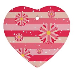 Floral-002 Ornament (heart) by nateshop