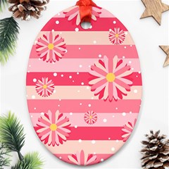 Floral-002 Ornament (oval) by nateshop