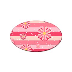 Floral-002 Sticker Oval (10 Pack) by nateshop