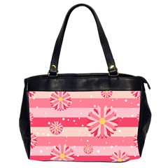 Floral-002 Oversize Office Handbag (2 Sides) by nateshop