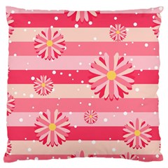 Floral-002 Large Cushion Case (two Sides) by nateshop