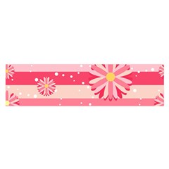 Floral-002 Oblong Satin Scarf (16  X 60 ) by nateshop