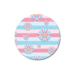 Flowers-023 Magnet 3  (round) by nateshop