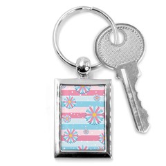 Flowers-023 Key Chain (rectangle) by nateshop