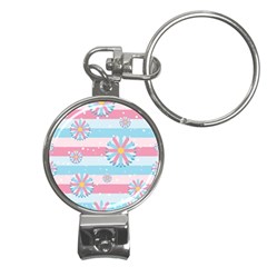 Flowers-023 Nail Clippers Key Chain by nateshop