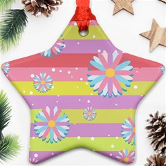 Flowers-024 Ornament (star) by nateshop