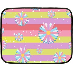 Flowers-024 Fleece Blanket (mini) by nateshop