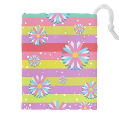 Flowers-024 Drawstring Pouch (4xl) by nateshop