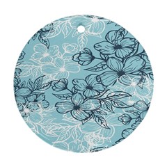 Flowers-25 Ornament (round) by nateshop