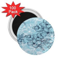 Flowers-25 2 25  Magnets (100 Pack)  by nateshop