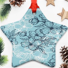 Flowers-25 Ornament (star) by nateshop