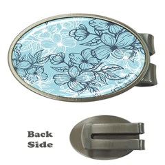 Flowers-25 Money Clips (oval)  by nateshop