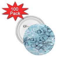 Flowers-25 1 75  Buttons (100 Pack)  by nateshop