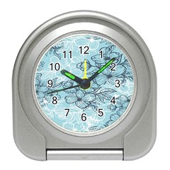 Flowers-25 Travel Alarm Clock by nateshop