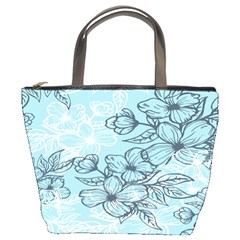 Flowers-25 Bucket Bag by nateshop