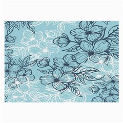 Flowers-25 Large Glasses Cloth (2 Sides) by nateshop