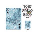 Flowers-25 Playing Cards 54 Designs (Mini) Front - Spade2