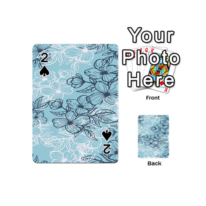 Flowers-25 Playing Cards 54 Designs (Mini)