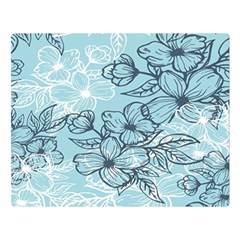 Flowers-25 Double Sided Flano Blanket (large)  by nateshop