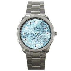 Flowers-25 Sport Metal Watch by nateshop