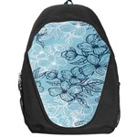 Flowers-25 Backpack Bag Front